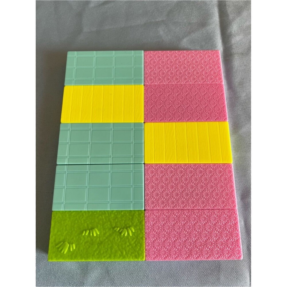 Shopkins Happy Places Happy Home Replacement Floor Extender Tiles - 8 Pc Lot